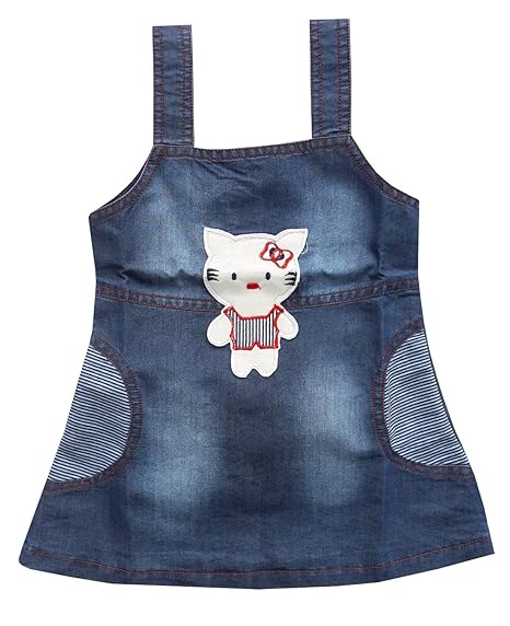 baby jeans frocks