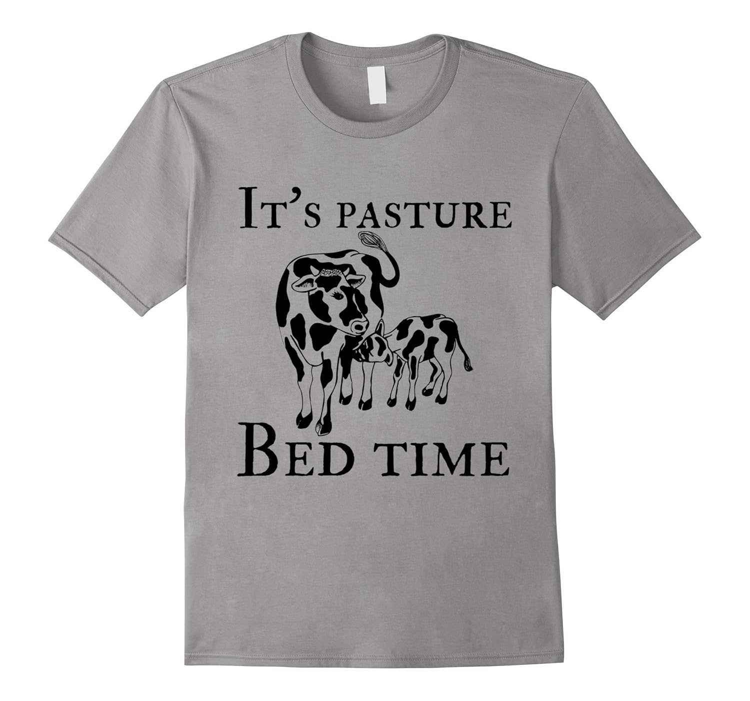 Funny Dairy cow and calf shirt, pasture bedtime gift-ANZ