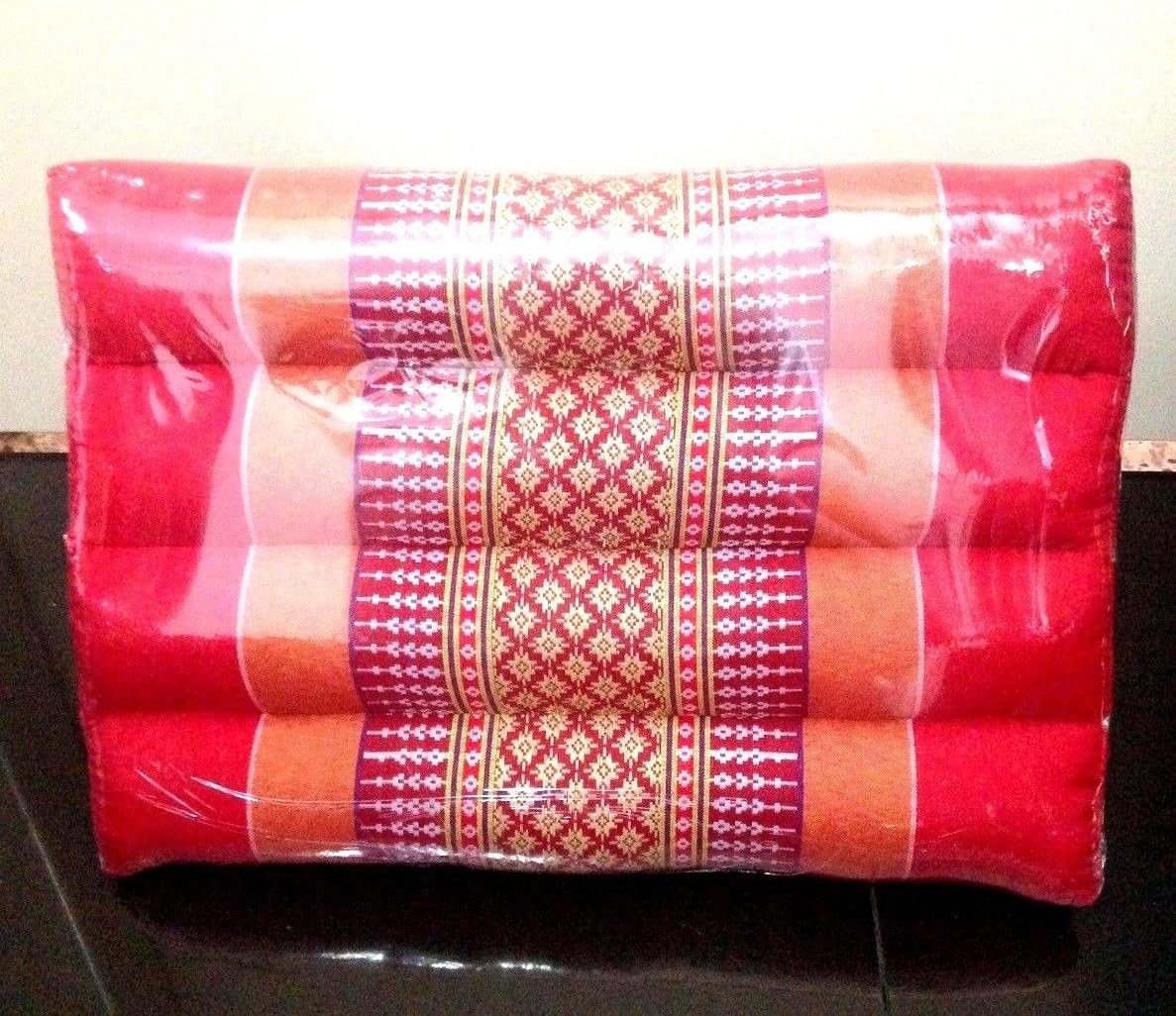 Double Bears Shop Thai Traditional Triangle Pillow Stuffed 100% Kapok Handmade