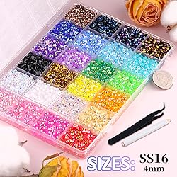 16000Pcs Resin Jelly Rhinestones for