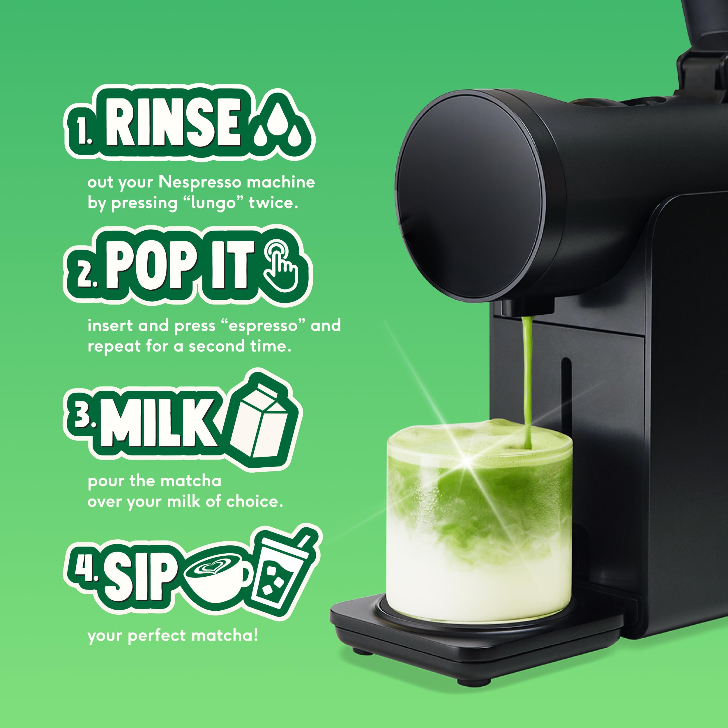 Perfect Ted Original | 60 Nespresso®-kompatible Kapseln | Matcha-Pulver in zeremonieller Qualität | Für Matcha Latte | Japanischer Herkunft 5