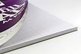 Silvine A4 Refill Pad 2/10/20 mm Graph 160 Pages 80 Sheets White view 3