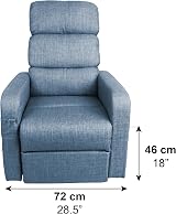 PEPE Mobility Rise Recliner Chair Electric Linen Fabric Remote Control view 3