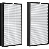 Fette Filter - HSP003 True Hepa Replacement Filter Compatible with HATHASPACE HSP003 Dual Filtration HEPA Air Purifier - Pack of 2
