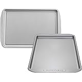 Farberware Nonstick Bakeware Set, Nonstick Cookie Sheets / Baking Sheets - 2 Piece, Gray
