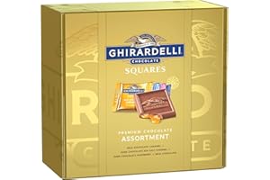 GHIRARDELLI Premium Chocolate Assortment SQUARES Gift Box, 29.6 oz