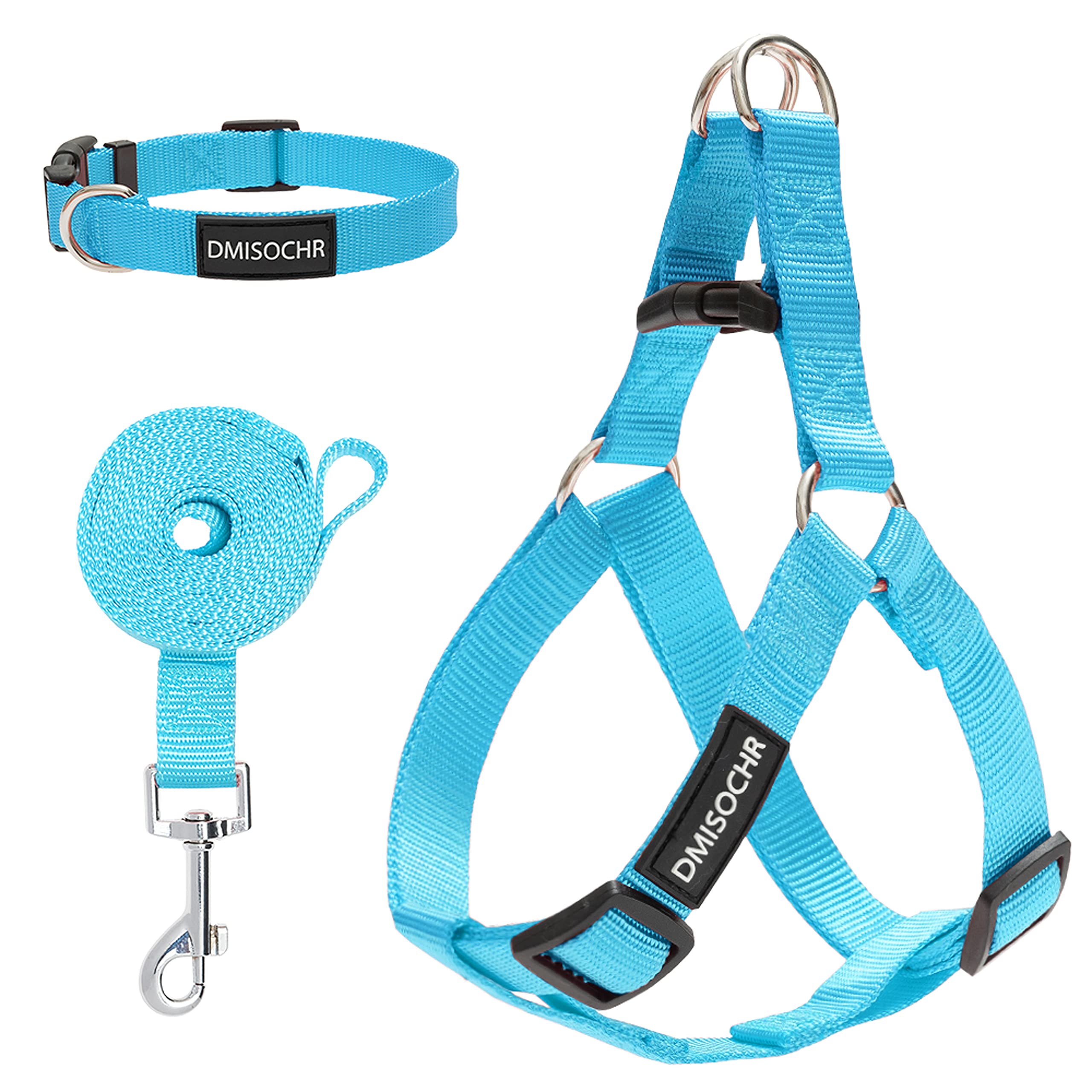 Photo 1 of No Pull Dog Harness - Adjustable Step-in Harness & Leash Set for Small, Medium, Large Dogs - Escape Proof Soft Pet Harness for Walking, Training, Hiking, Outdoor Activities