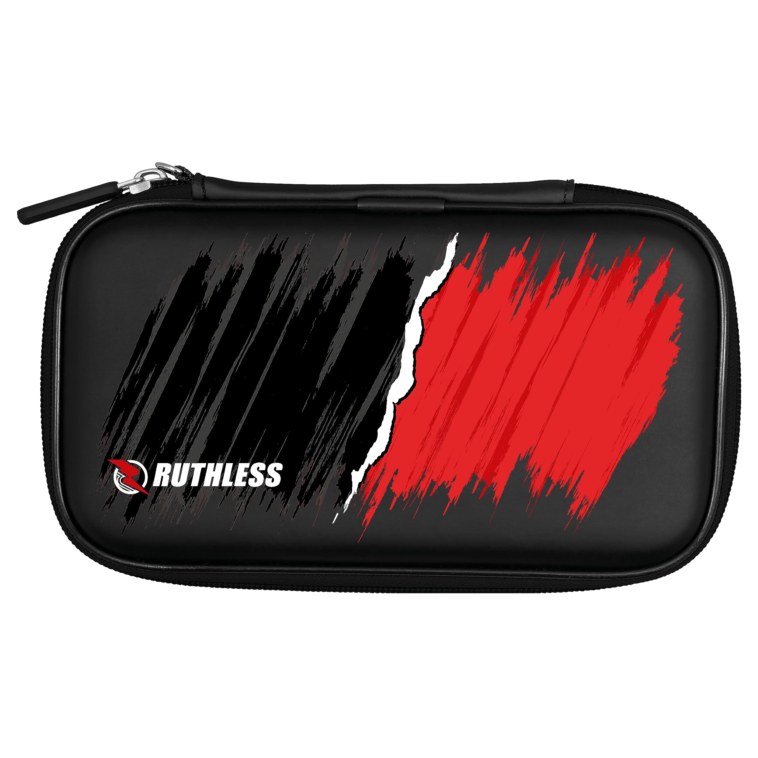RUTHLESS Dart Case | Professional Darts Case Storage Wallet, Riptorn Black/Red (W689)