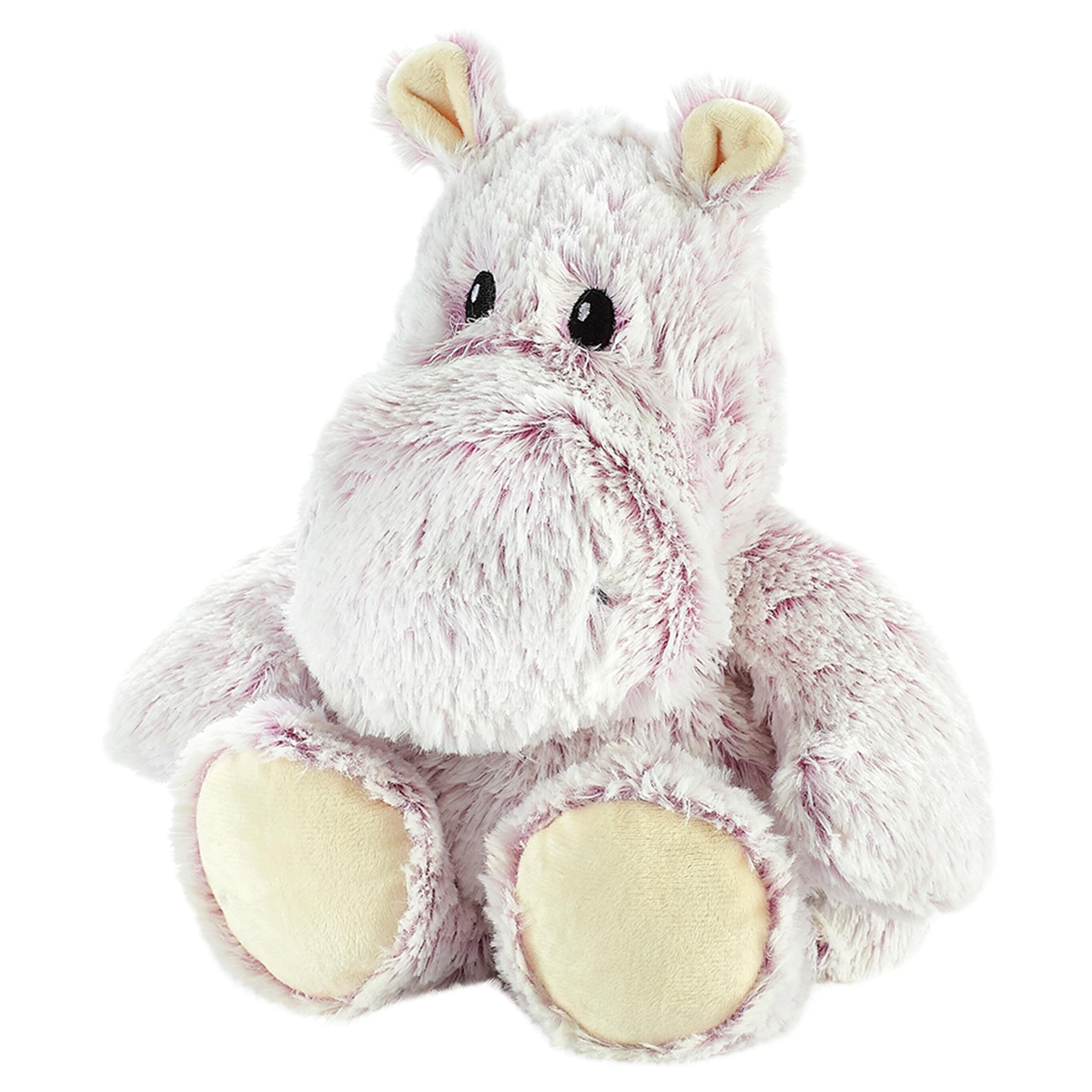 Warmies Plush Marshmallow Hippo Microwavable Weighted Teddy with French Lavender Scent, Hot or Cold for Cool Relaxation and Warm Relief — image 1