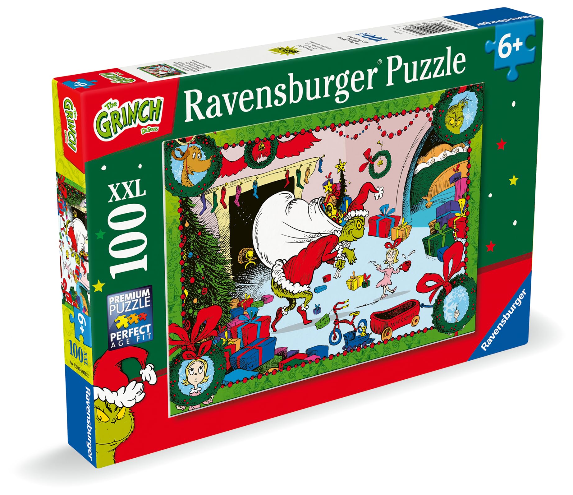 Ravensburger The Grinch Christmas Jigsaw Puzzles for Kids Age 6 Years Up - 100 Pieces XXL