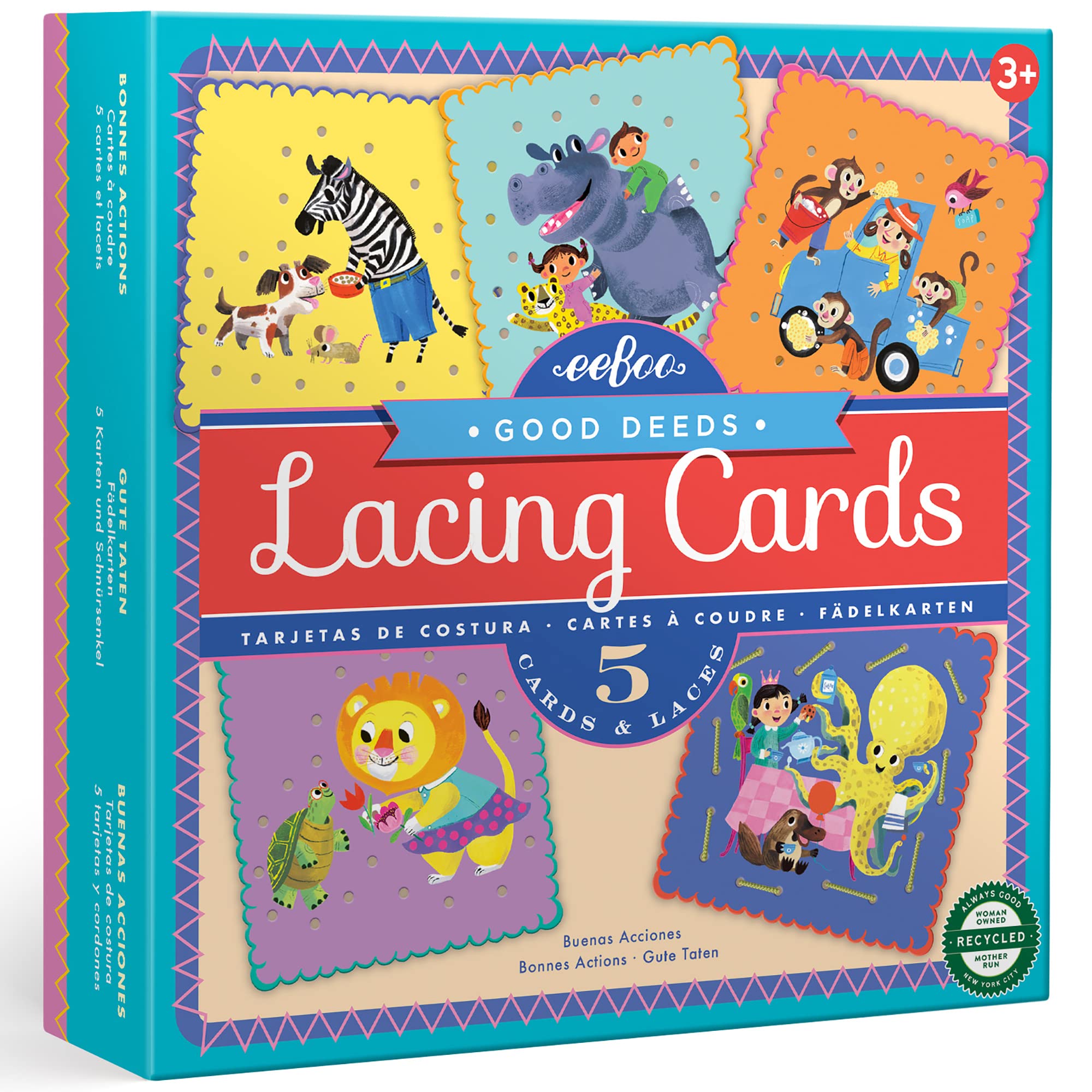 eeBoo - Lacing Cards - Good Deeds - (ELCGDD)