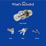 XFORT Tulip Entrance Knob Set Satin Chrome for Internal Doors view 5