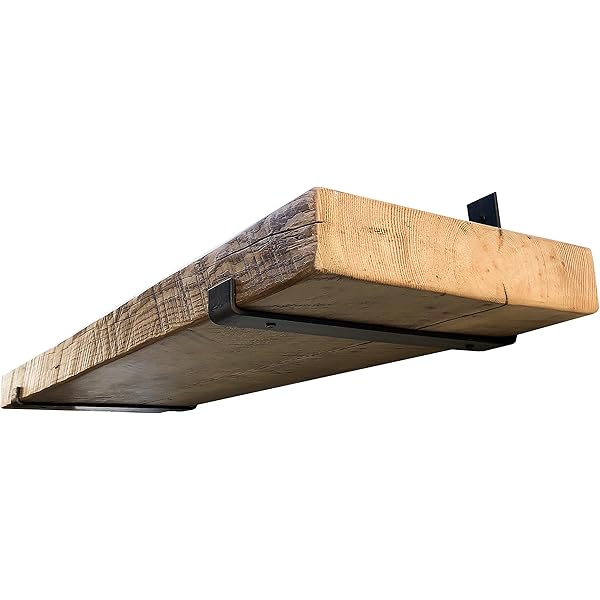 Industrial Forged Steel Floating Shelf L J Bracket By Diy Cartel