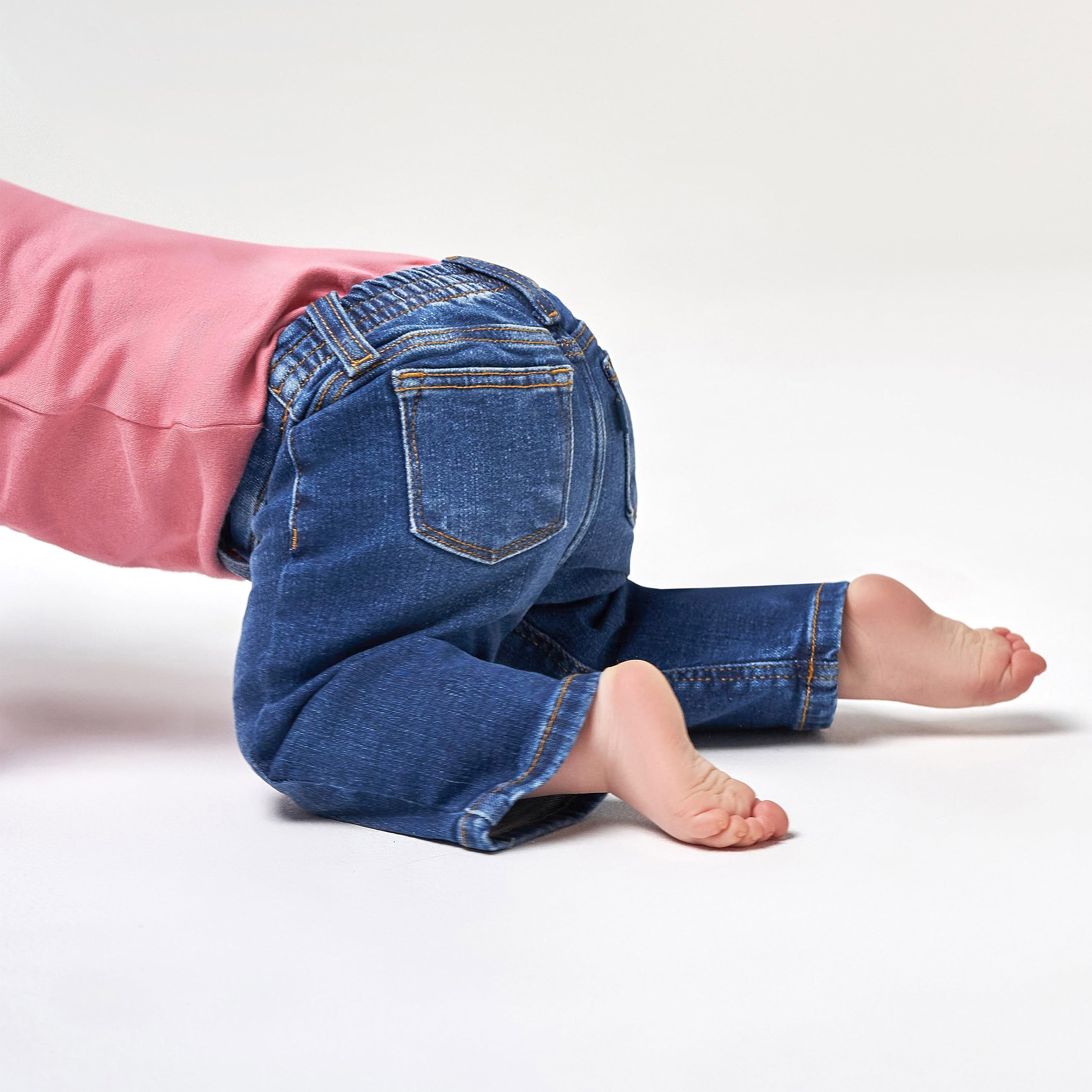 Gerber Baby Toddler Straight Leg Stretch Denim Jeans