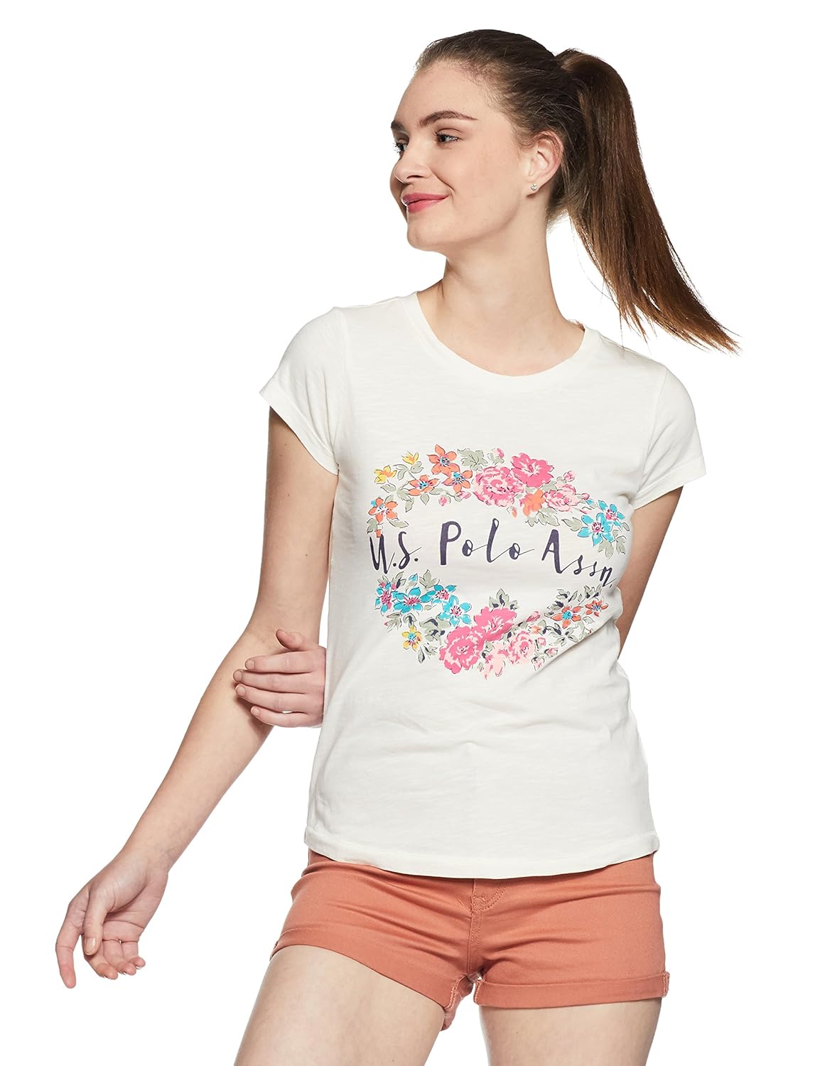 us polo association women's regular fit t-shirt