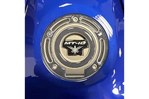 labelbike - 3D Sticker in Gel Resin for Motorcycle Tank Cap Protection Compatible with Yamaha MT-10