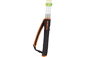 Allen Company Youth Archery Back Arrow Quiver - Compact and Adjustable Sling Design - Ideal Arrow Holder for Young Archers - 19 Inches Long - Fits 14 Arrows