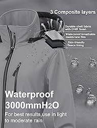 CREATMO US Women's Ladies Active Soft Shell Jacket