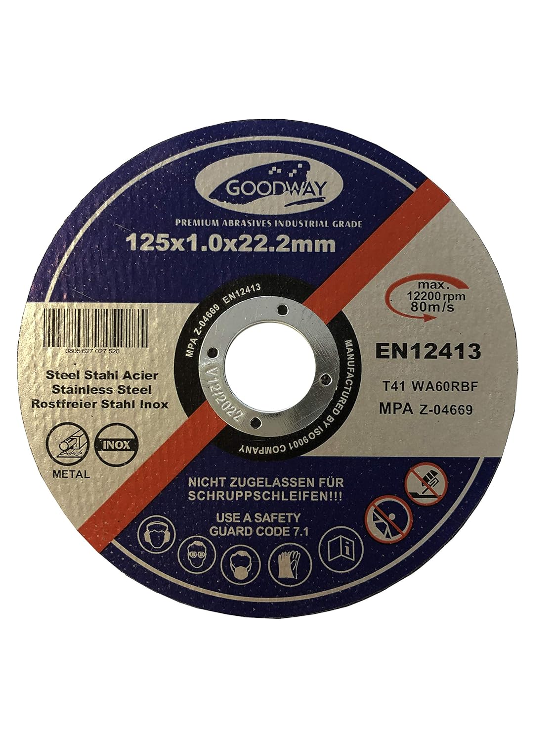 lama di taglio del metallo per smerigliatrice