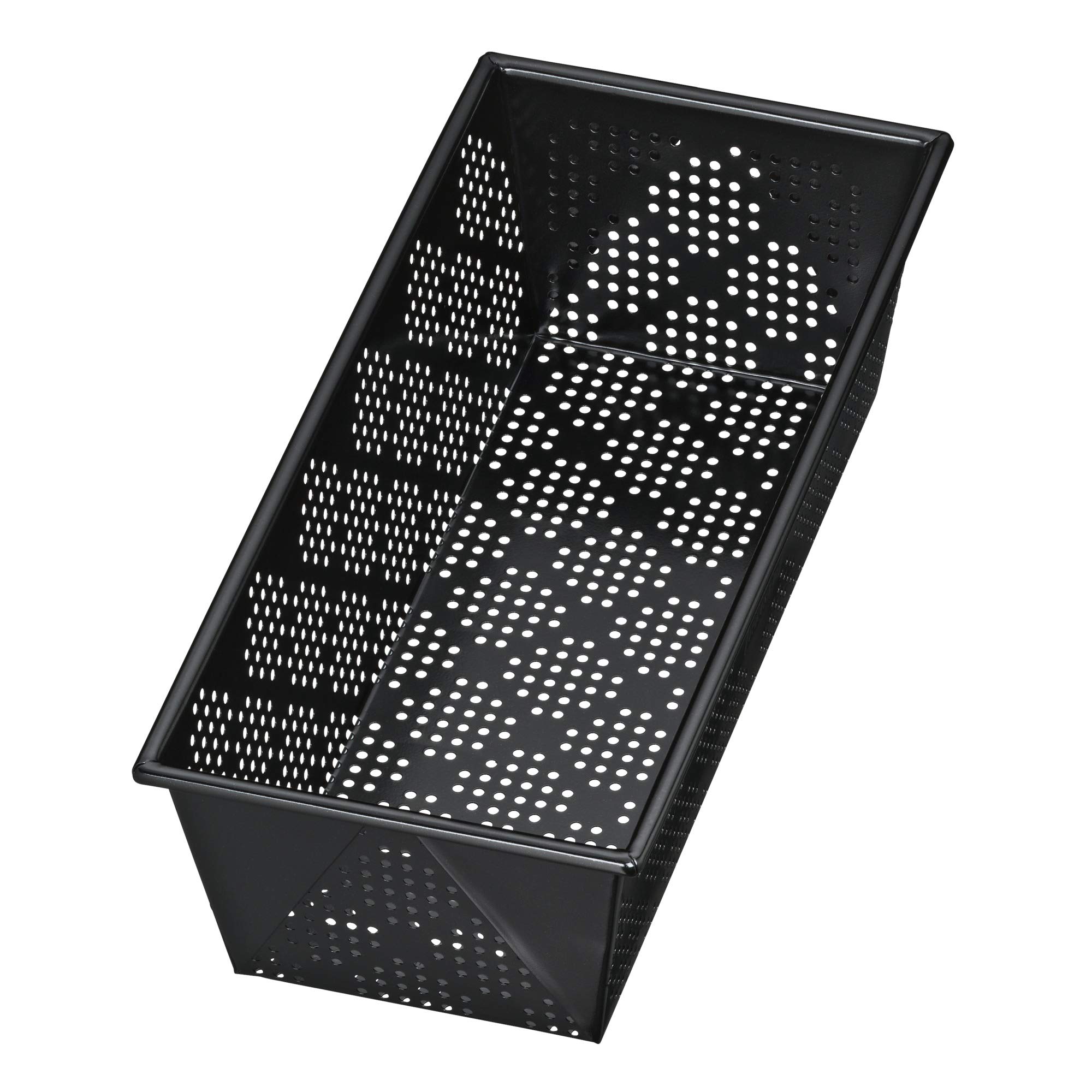 WMF Inspiration Perforated Bread Pan, Stainless Steel, Black, 28.1 x 12 x 28.1 cm