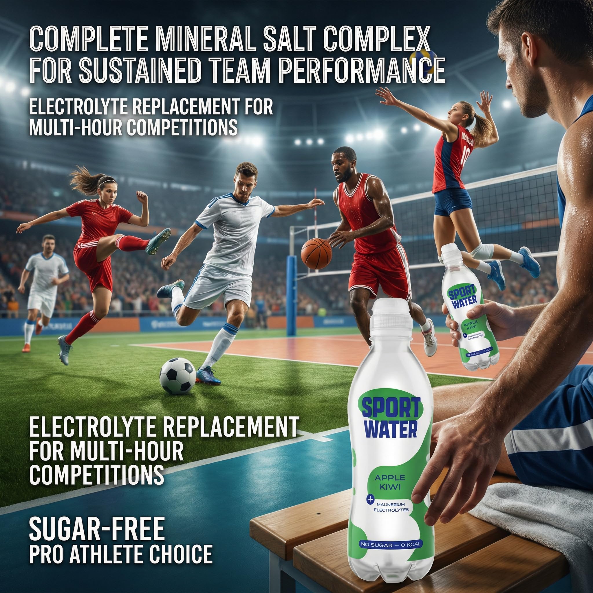 Sportwater Apfel Kiwi 12x50cl inkl 3€ EW-Pfand - Entdecke das Sportwater Apple Kiwi – eine vibrant-fruchtige Abkühlung, die viel mehr als nur Durstlöscher ist. 4