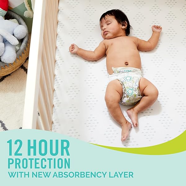 SEVENTH GENERATION BABY DIAPERS SIZE 1 SENSITIVE PROTECTION FREE & CLEAR SIZE 1, 80 COUNT (PACK OF 1)