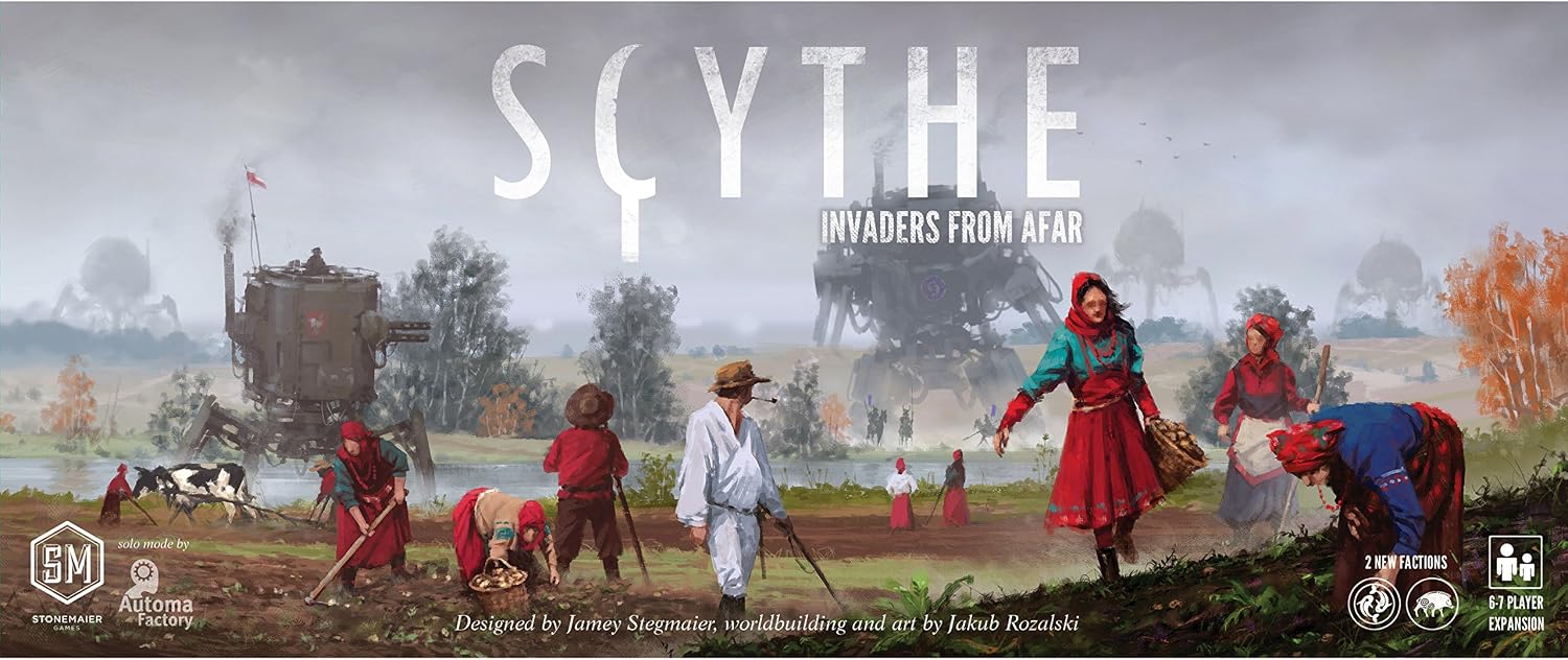 Ghenos Games dV Giochi GHE068 Scythe: Invaders from Afar Board Game, Brown