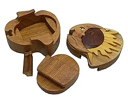 Sun & Moon Wood Puzzle Box