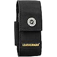 LEATHERMAN, Premium Nylon Snap Sheath with Pockets, Fits 10.16-cm to 11.43-cm Multi-Tools, Black, Medium