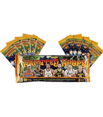 Amazon.com: Panini Haunted Hoops Halloween Treat Packs – Official NBA  Halloween Trading Cards – Spooky Limited Edition – Great for  Trick-or-Treaters & Collectors : Sports & Outdoors