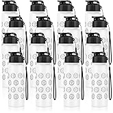 Olgaa 16 Pcs Volleyball Water Bottle Bulk 20 oz Volleyball Reusable Water Drink Bottles Sports Volleyball Accessories for Party Favor Players Lovers Team Gifts (Volleyball)