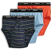 Jockey Mens Underwear Briefs - Classic Low Rise Design, Pack of 3 - Authentic Mens Underwear for Comfort and Quality