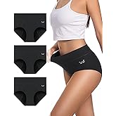 RUIXUE Womens Period Underwear Heavy Flow Menstrual Period Panties Leak-Proof Hipster Panty for Female Teens Girls 3 Pack