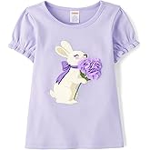 Gymboree Girls and Toddler Puff Sleeve Embroidered T-Shirt