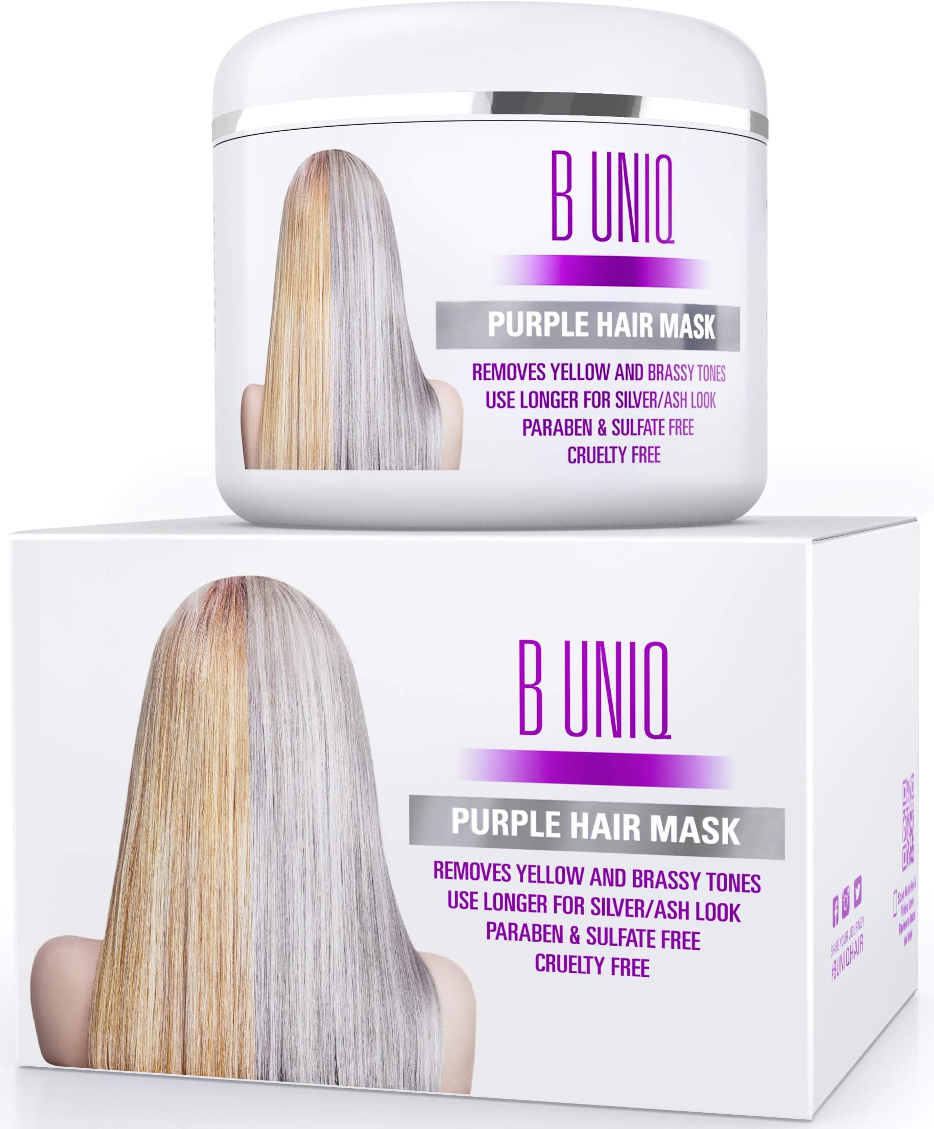 B Uniq Purple Shampoo and Mask