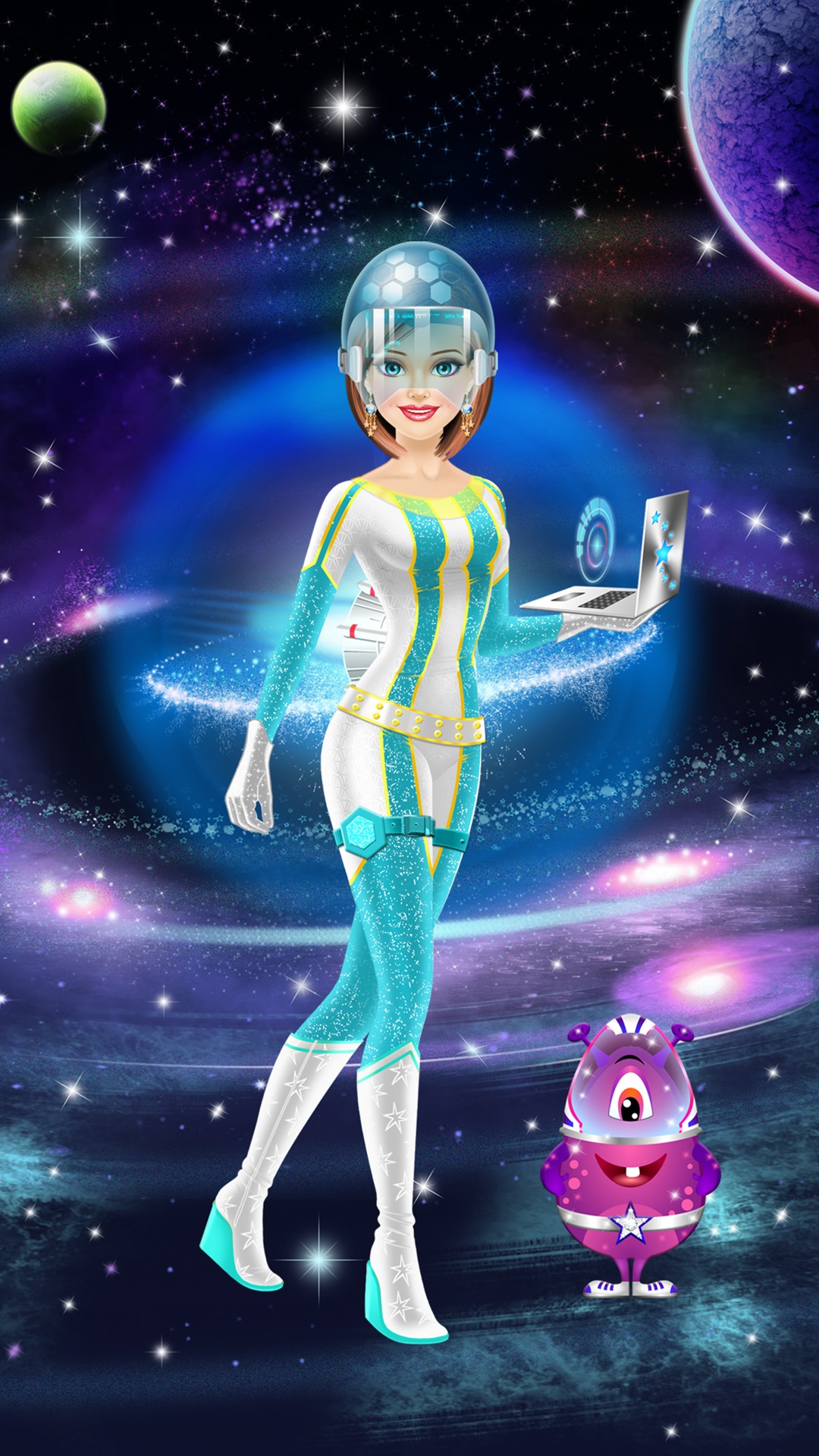 Space Girl Salon: Spa, Makeup and Dressup - Full Version