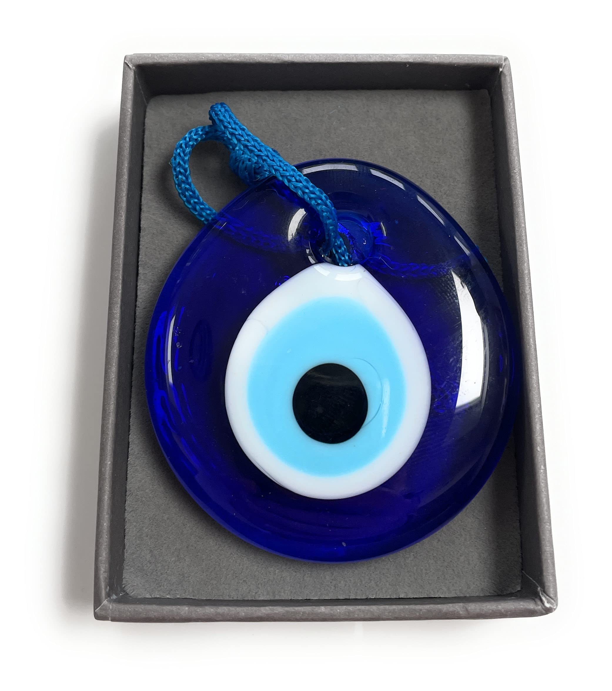 Primeone Turkish Greek Lucky Lucky Amulet Nazar Boncuk Glass Hanging Evil Eye Protection Amulet 5cm