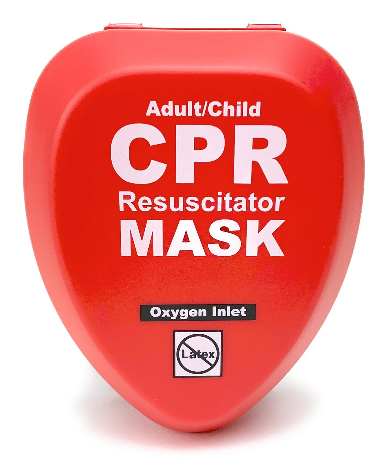 WNL Products Adult/Child Pocket CPR Rescue Resuscitation Mask Kit with One Way Valve and Belt Clip in Hard Red Case (1): Industrial & Scientific