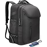 RoyalAnt Large Rolling Backpack for Women&Men, 50L Work Backpack with Wheels, Business Laptop Backpack with USB Port,TSA Lock Carry On for Travel, College, Teacher