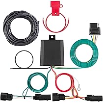 CURT 56114 4-Pin Trailer Wiring Harness - Custom Fit For Select Ford Fiesta Sedan Models