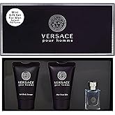 Versace Pour Homme for Men, 3 Piece Mini Gift Set