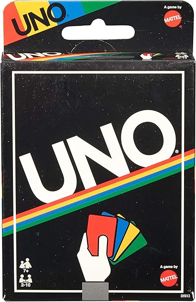 Amazon Com Uno Retro Card Game Toys Games