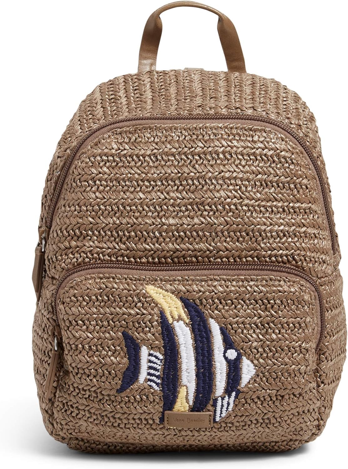 Vera Bradley Mini Convertible Backpack, Warm Stone Straw Amazon.co.uk