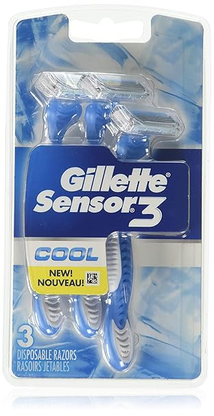 rasoir jetable gillette sensor 3