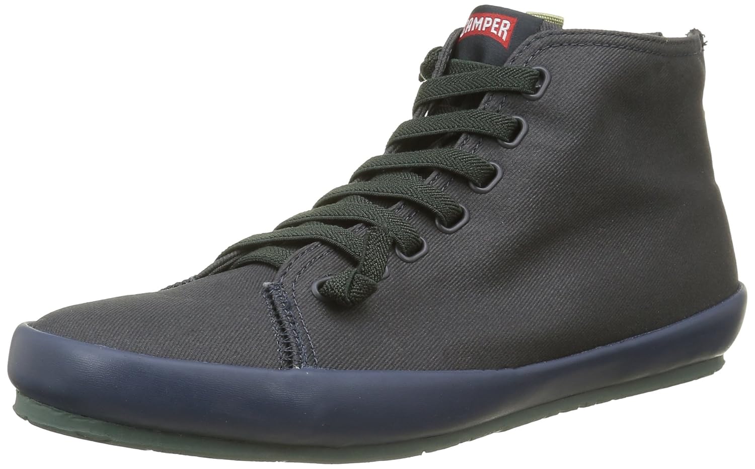 Camper Men Borne HiTop Sneakers, Grey (Dark Gray 002), 12 UK 46 EU
