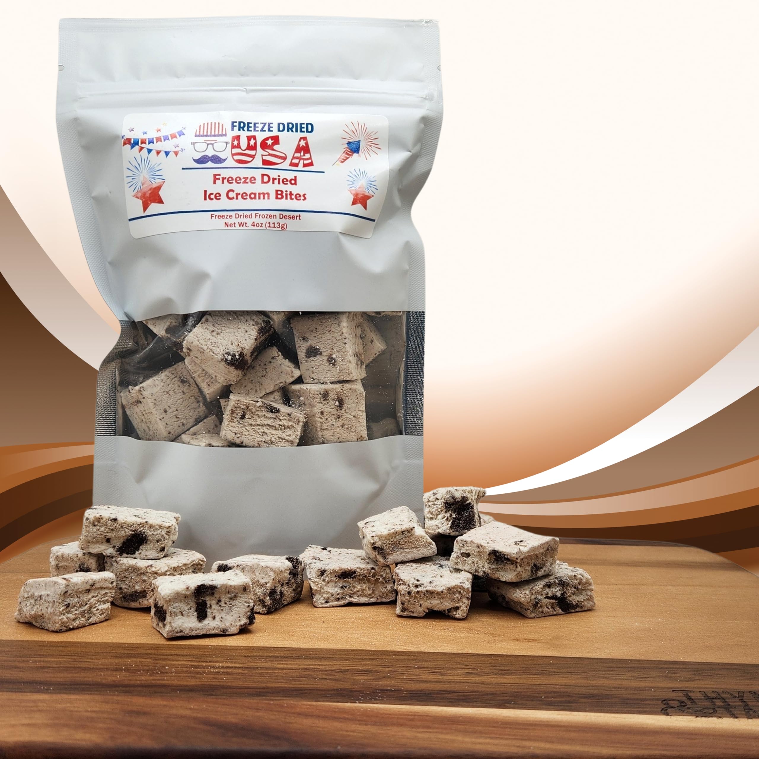 Freeze Dried Ice Cream Bites - Cookies & Cream