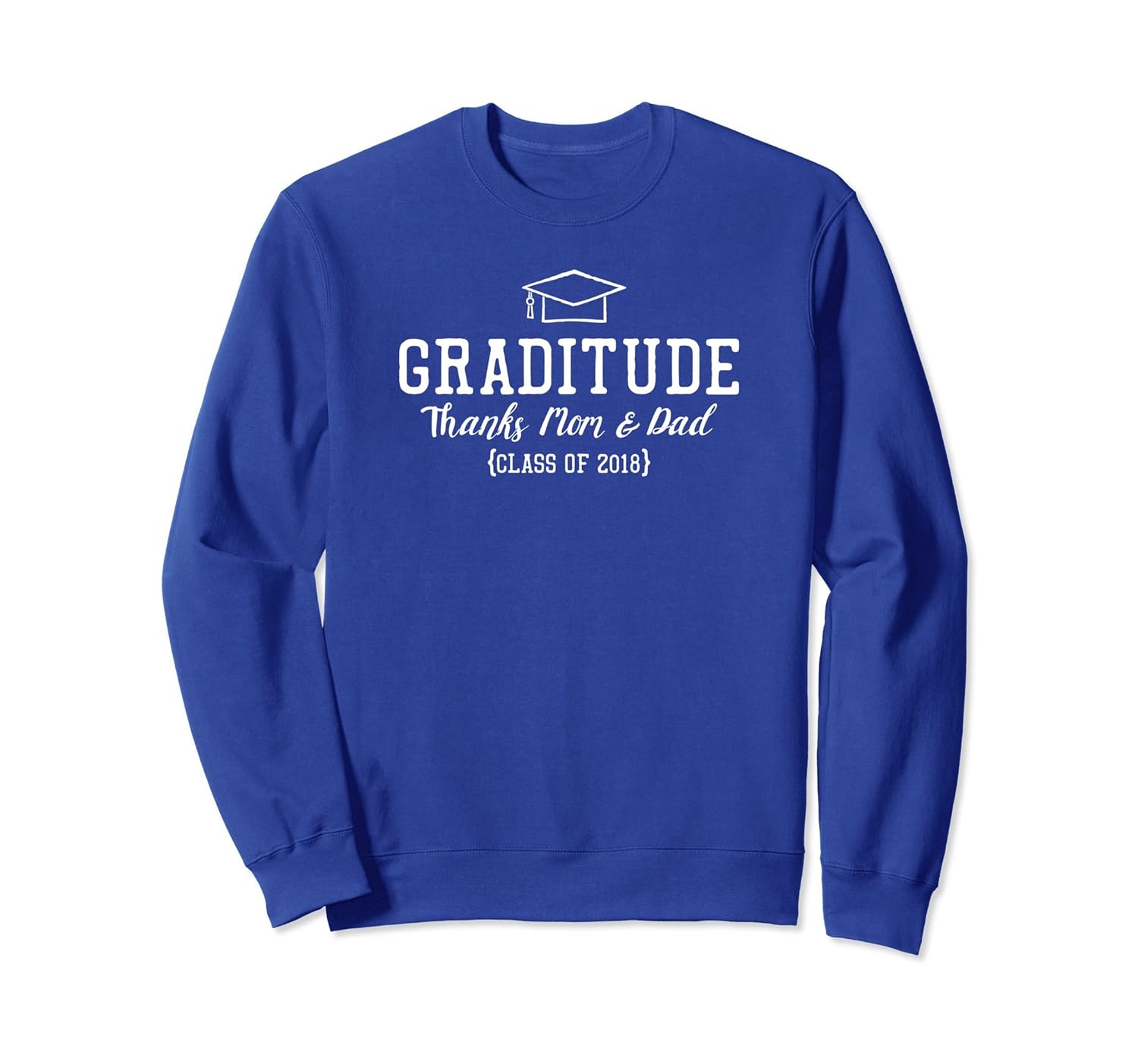 Senior Class of 2018 White Gratitude Sweatshirt-anz