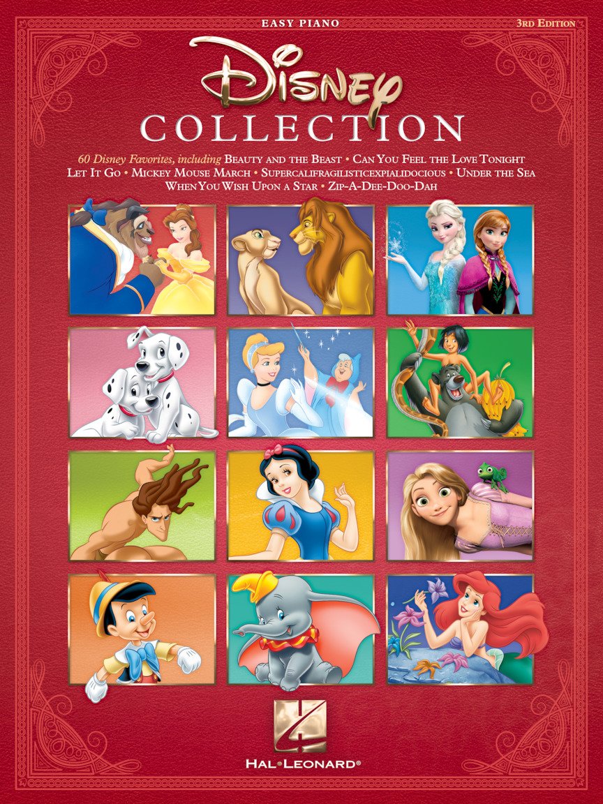 The Disney Collection For Easy Piano Pvg: 3rd Edition - 60 Disney Favorites (Easy Piano Series)