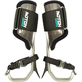 Notch Gecko Aluminum 3.0 Climbers Tree and Pole Gaffs, Quick Connect Straps, Reinforced Fiberglass Cuffs, Lightweight 5.3 lbs. Total Weight Limit: 350 lbs. Meets ASTM F887 (100080)