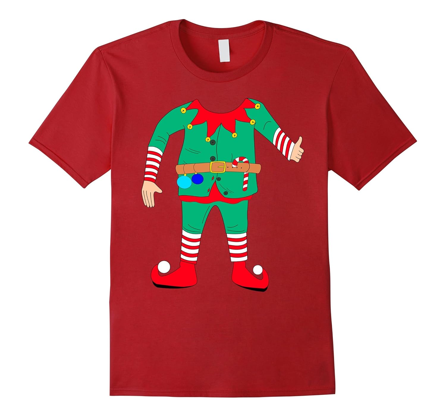 Elf Costume T-shirt Elf Lovers Cute Xmas Christmas Outfit-ANZ – Anztshirt